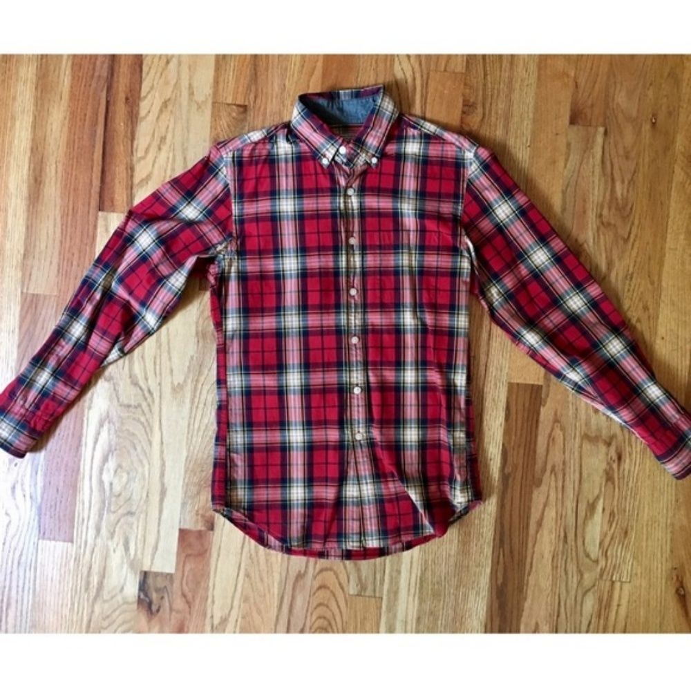 J. Crew Vintage Fit Slim Boyfriend Button Down | 100% Cotton Whole Materials